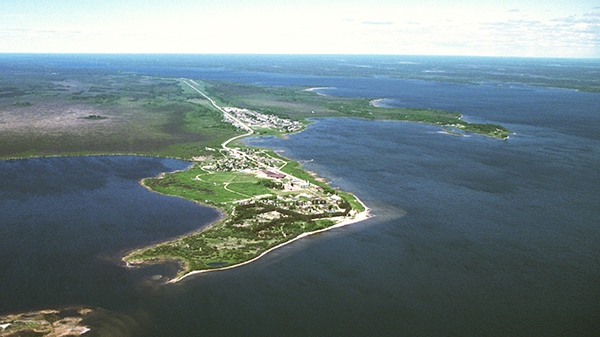 Aerial view of Ile-a-la-Crosse