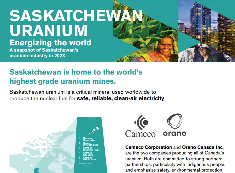 Uranium in Saskatchewan - Factsheet