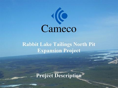 Rabbit Lake Tailings Expansion Project Description PDF Thumbnail